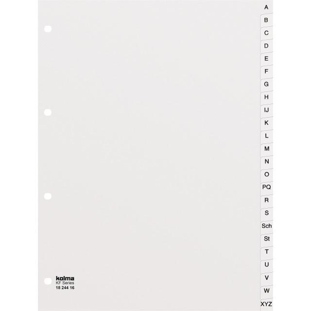 Produktbild Kolma Register A4 strong A-Z 24-teilig weiss
