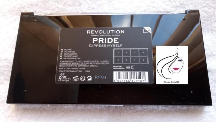 Produktbild Makeup Revolution Revolution Pride Express Myself Face Paint Palette 8 x 2g