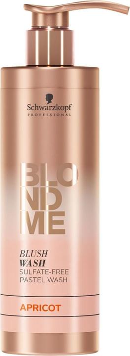 Actual product image Schwarzkopf Professional Blondme Blush Wash Apricot - (250 ml, Liquid shampoo)