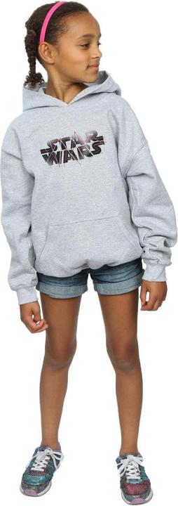 Immagine prodotto Star Wars The Last Jedi Spray Logo Felpa con Cappuccio Ragazze (128)
