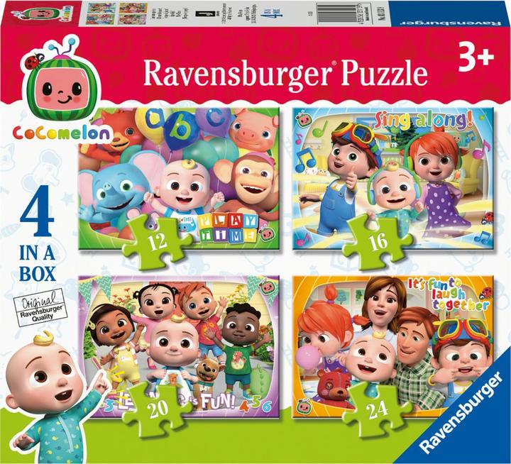 Image du produit Ravensburger 4 puzzles en 1 - Cocomelon (24 pièces)