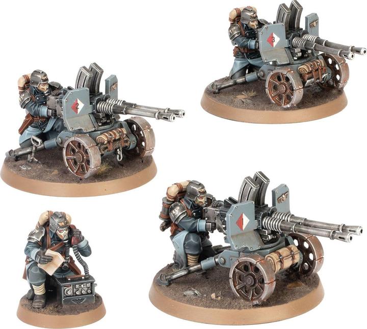 Actual product image Games Workshop Warhammer 40k - Astra Militarum Escouade d'Armes Lourdes de Krieg (Plastic)