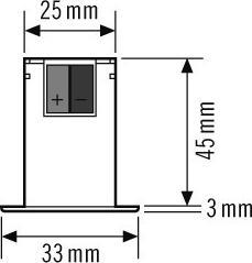 Produktbild Esylux Helligkeitssensor KNX FLAT MINI UP 5- ED10429002