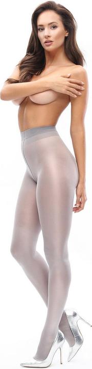 Produktbild MissO MI P102 pantyhose open crotch gray 40den S/M (M, S)
