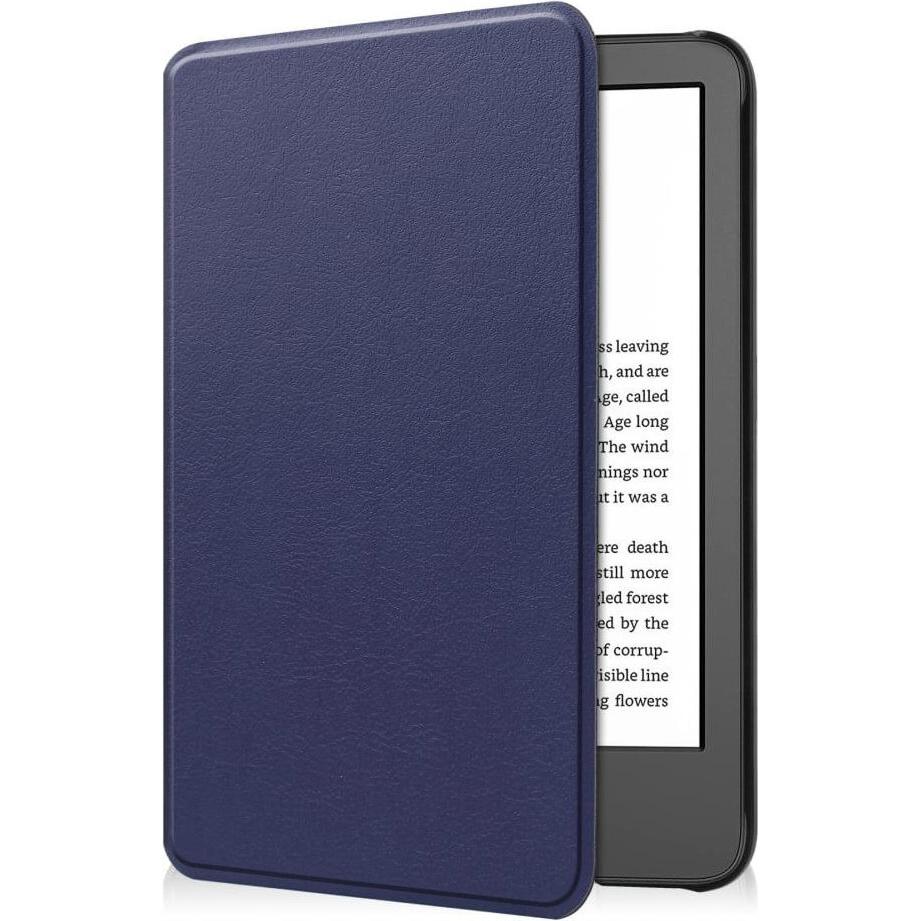 Thumbnail - Cover-Discount Kindle 2022 (6.0 / 11.Gen.) - Schutzhülle Etui dunkelblau (Kindle), eReader Zubehör, Blau