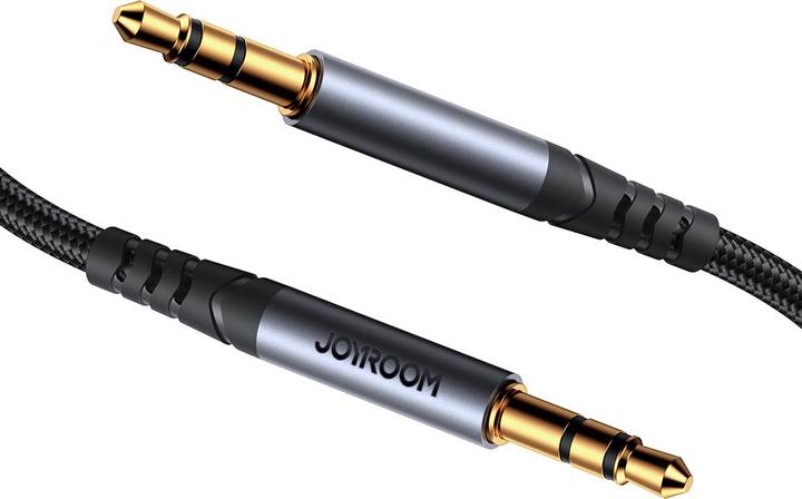 Produktbild Joyroom Stereo-Audiokabel AUX 3,5 mm Miniklinke 1,2 m schwarz (SY-A08) (1.20 m, 3.5mm Klinke (AUX))