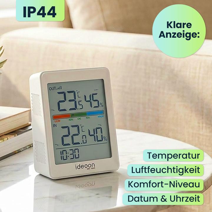 Immagine prodotto Ideoon Thermometer und Hygrometer