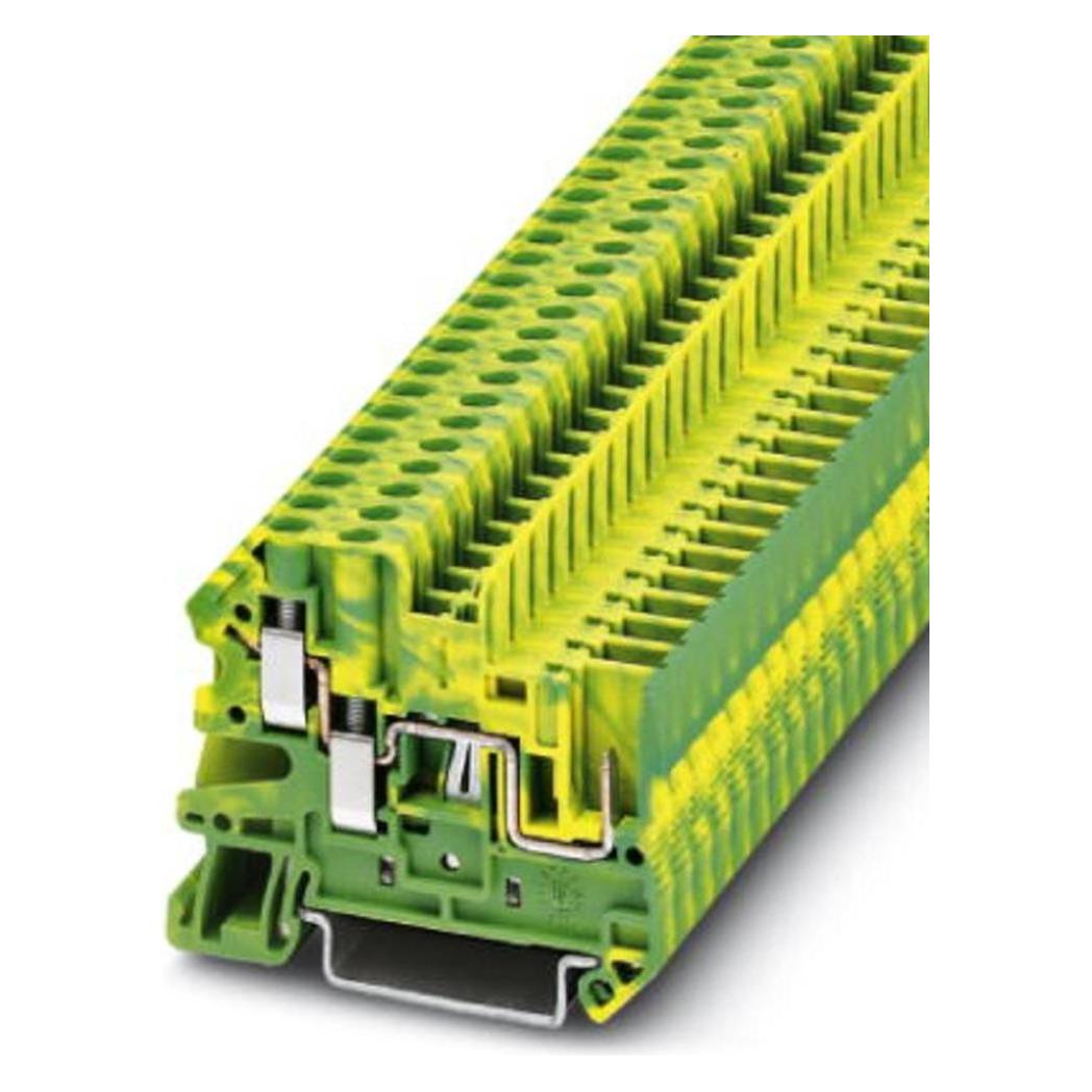 Phoenix Contact Schutzleiter-Reihenklemme UT 4-TWIN/ 1P-PE Grn-Gelb 50 St. (3060283), Elektronikkabel + Stecker, Grün, Gelb