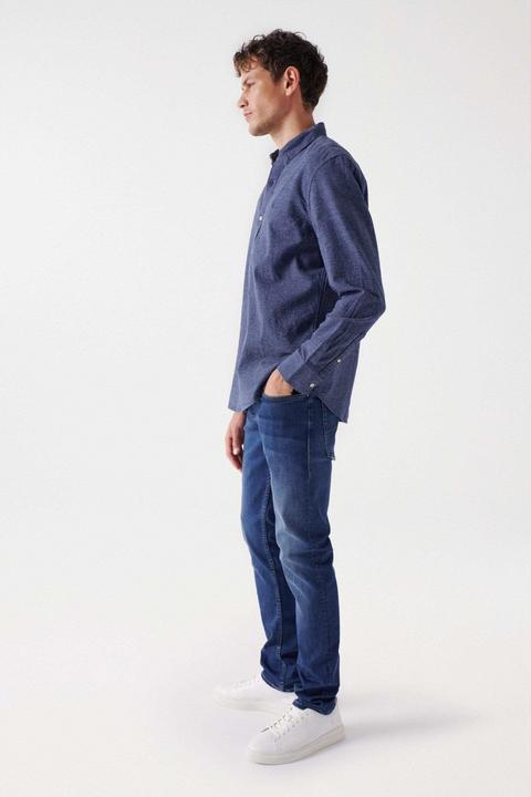 Actual product image Salsa Jeans Shirts Check Blue Shirt (M)