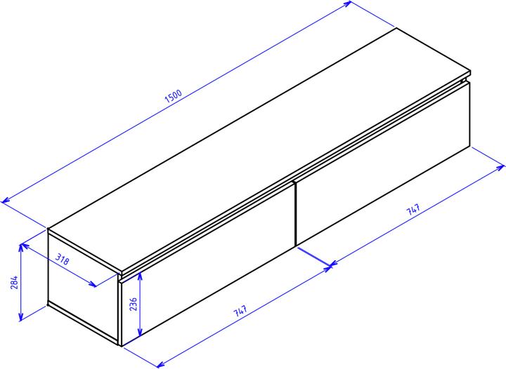 Produktbild Selsey Bemmi (150 x 31.80 x 28.40 cm)