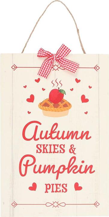 Image du produit Something Different - Pancarte suspendue AUTUMN SKIES & PUMPKIN PIES