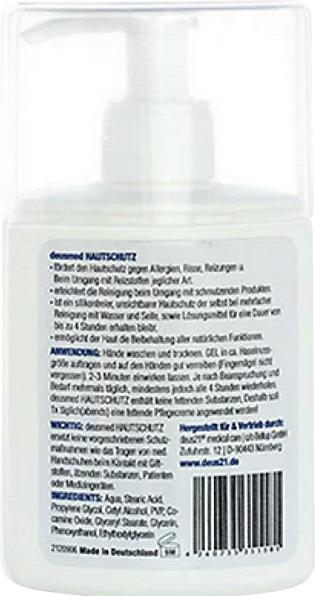 Valori nutrizionali e ingredienti kaiserkraft Hautschutz deusmed® (200 ml)