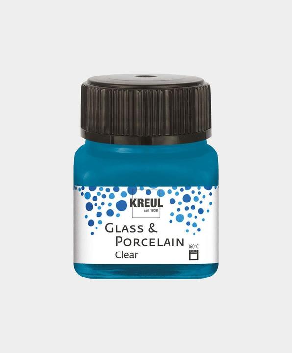 Produktbild Kreul Porzellan- und Glasfarbe (Cyanblau, 20 ml)
