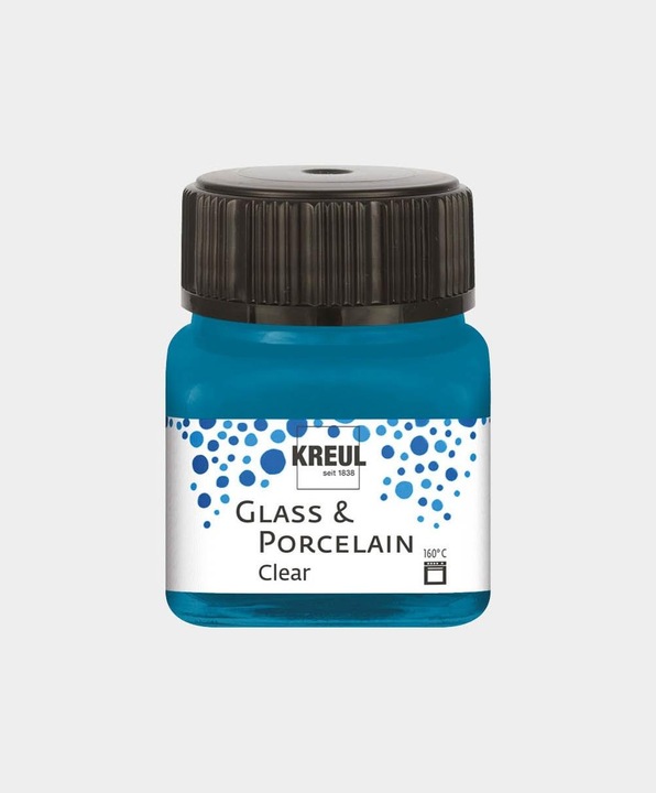 Produktbild Kreul Porzellan- und Glasfarbe (Cyanblau, 20 ml)