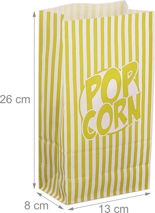 Productafbeelding Relaxdays 144x zakjes met popcorn