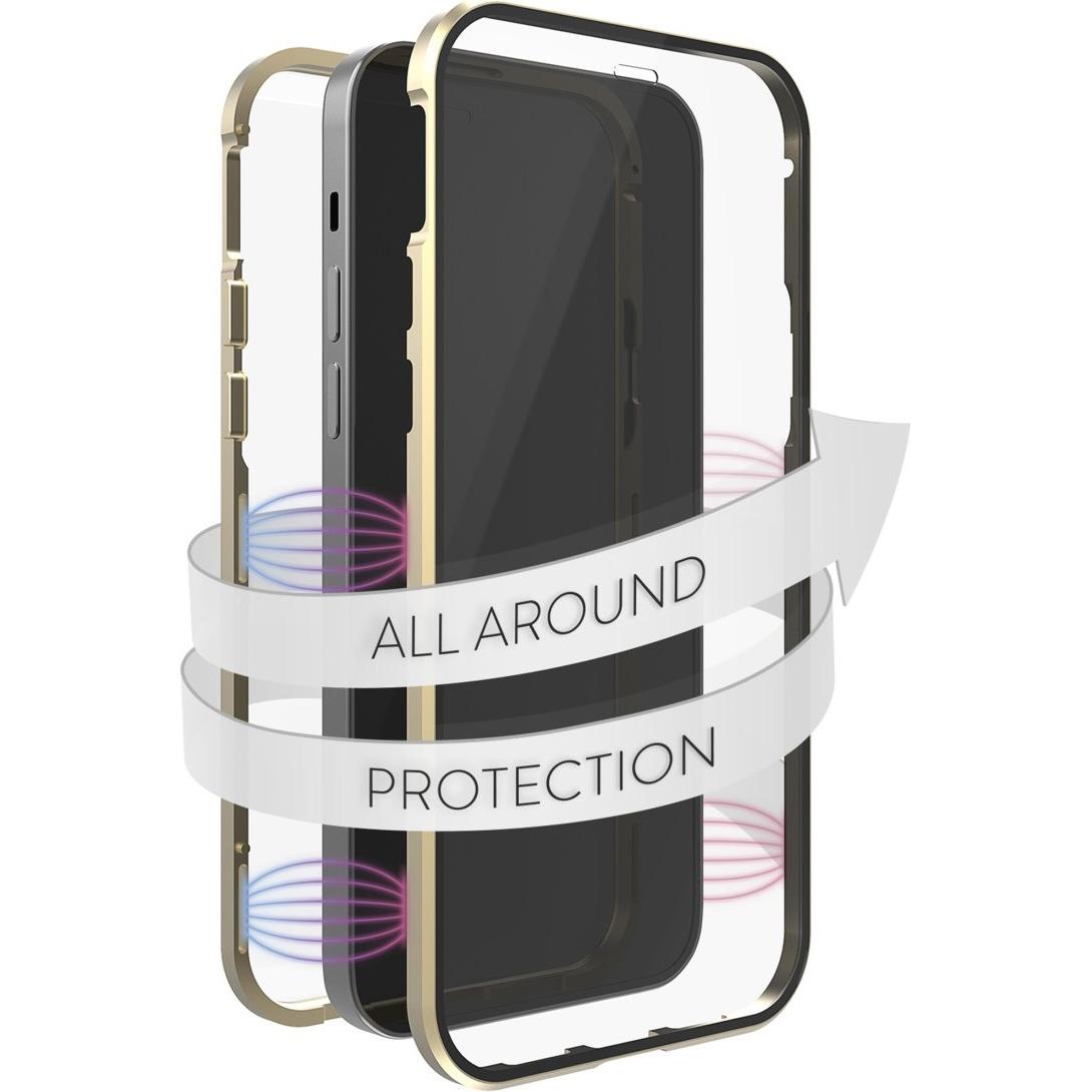 Thumbnail - White Diamonds 360° Glass (Apple iPhone 14), Smartphone Hülle, Gold