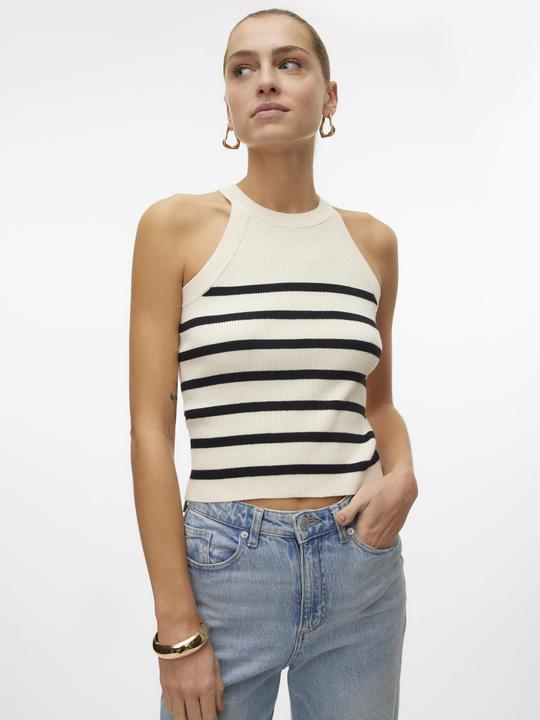 Produktbild Vero Moda Vmsaba Rib Sl O-Neck Top Ga Noos (L)