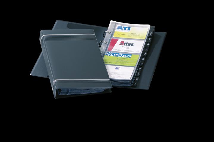 Produktbild Durable Visitenkartenbuch Visifix für 200 Visitenkarten, Anthrazit (57 x 90 mm)