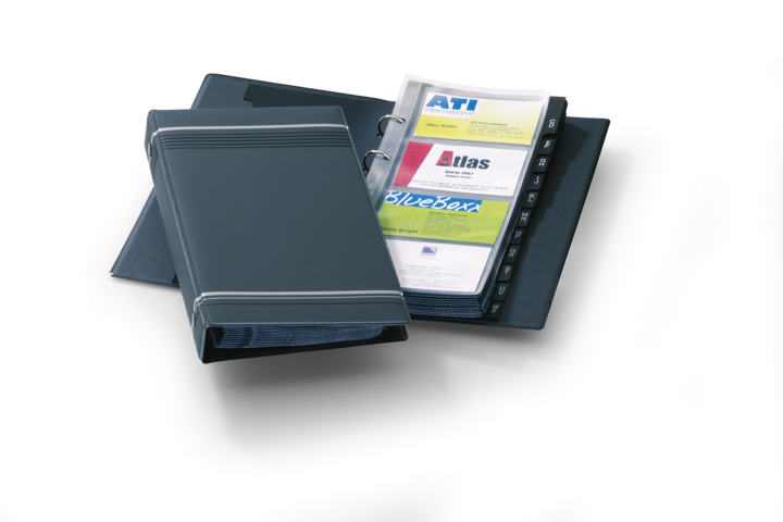 Actual product image Durable Business card book Visifix for 200 business cards, anthracite (57 x 90 mm)