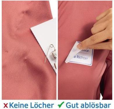 Actual product image HERMA A4 removable name labels