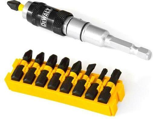 Actual product image DeWalt Juego de puntas de atornillado Impact Torsion con punta guía pivotante (10 piezas) Silver