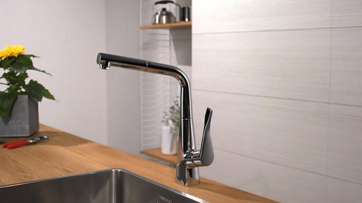 Produktbild hansgrohe Metris Edelstahl