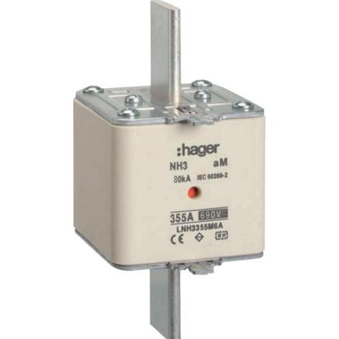 Hager, Sicherung, LNH3355M6A (NH-DIN Sicherung, 355 A, Träge)