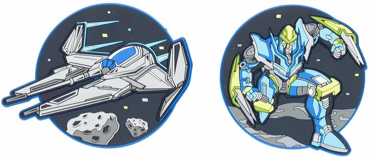 Actual product image Schneiders Badges Spaceship + Transformers, 2 pieces (Additional padding)