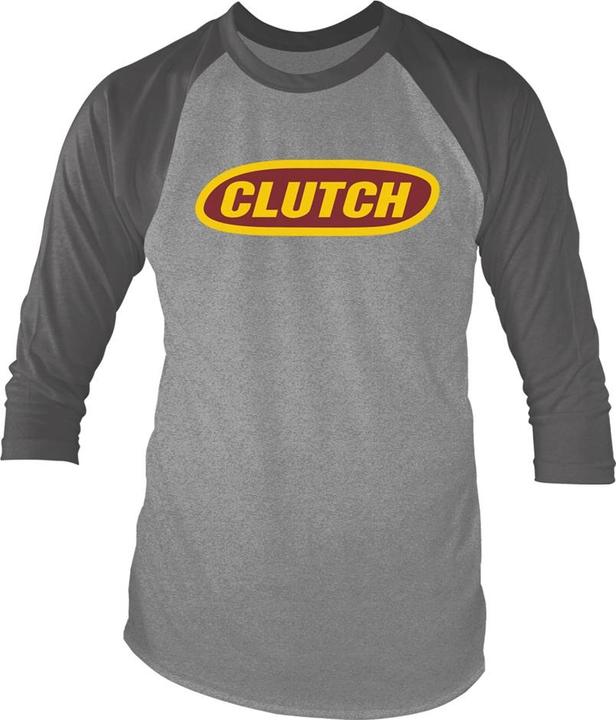Clutch Classic Logo (Grey Marl/Charcoal) (Longsleeve)