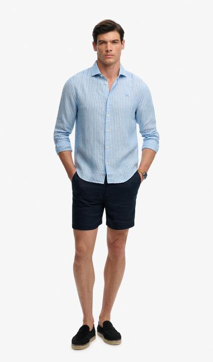 Immagine prodotto Superdry Riviera Leinenhemd mit langen Ärmeln (M)