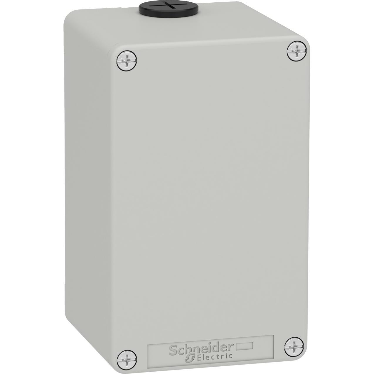 Thumbnail - Schneider Electric XAPD24 Leergehäuse XAP Metall grau ohne Bohrung - CSA (Gehäuse), Elektronikzubehör + Gehäuse, Grau