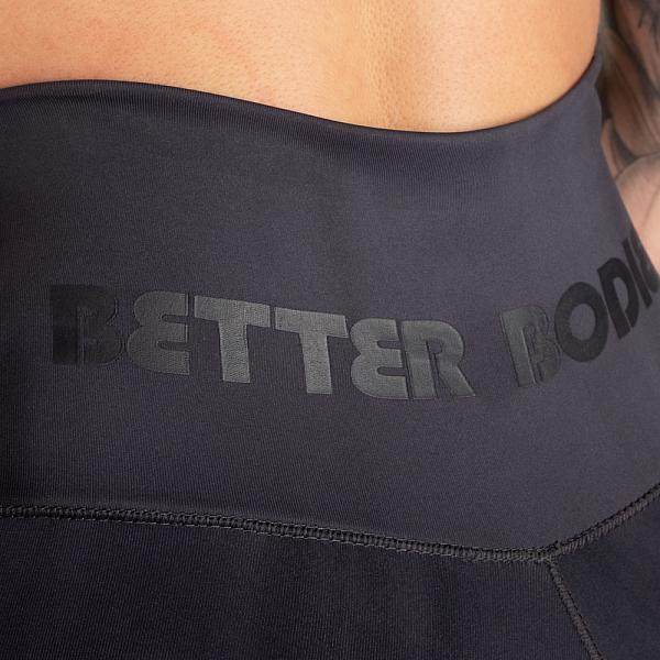 Actual product image Better Bodies High Waist Leggings - Dark Grey Grunge (XS)