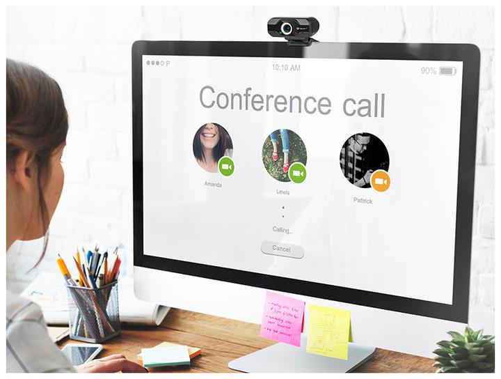 Image du produit Tracer WEB007 - 2 MP - 1920 x 1080 pixels - 30 ips - USB 2.0 - Noir - Clip (2.10 Mpx)