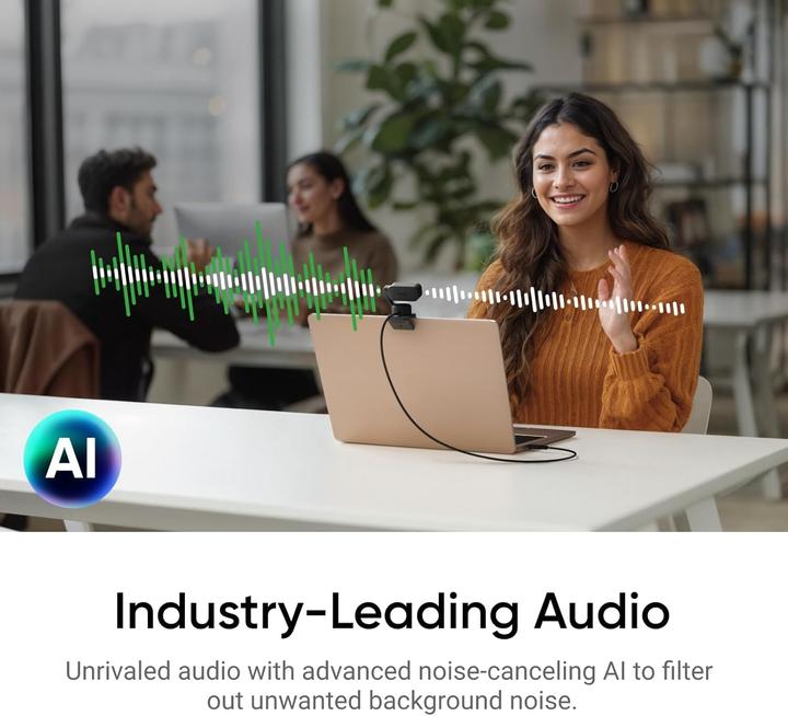 Actual product image Insta360 4K Webcam Link 2 mit KI-Tracking und Gestenkontrolle