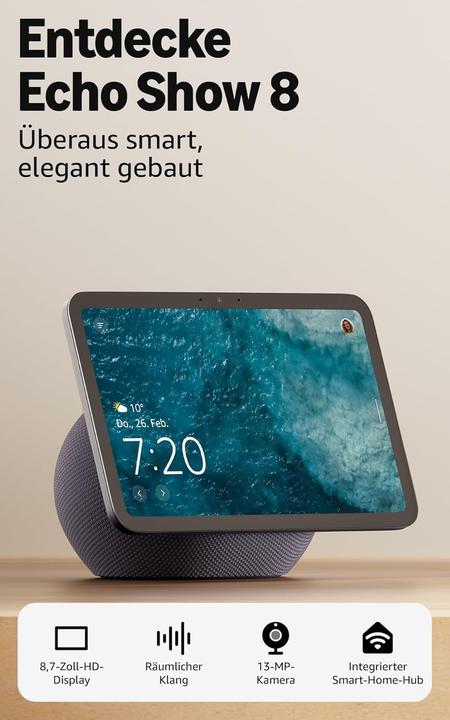 Produktbild Amazon Echo Show 8 (Amazon Alexa)