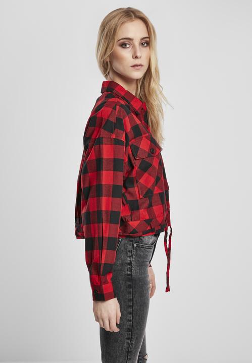 Produktbild Urban Classics Ladies Short Oversized Check Shirt (XL)
