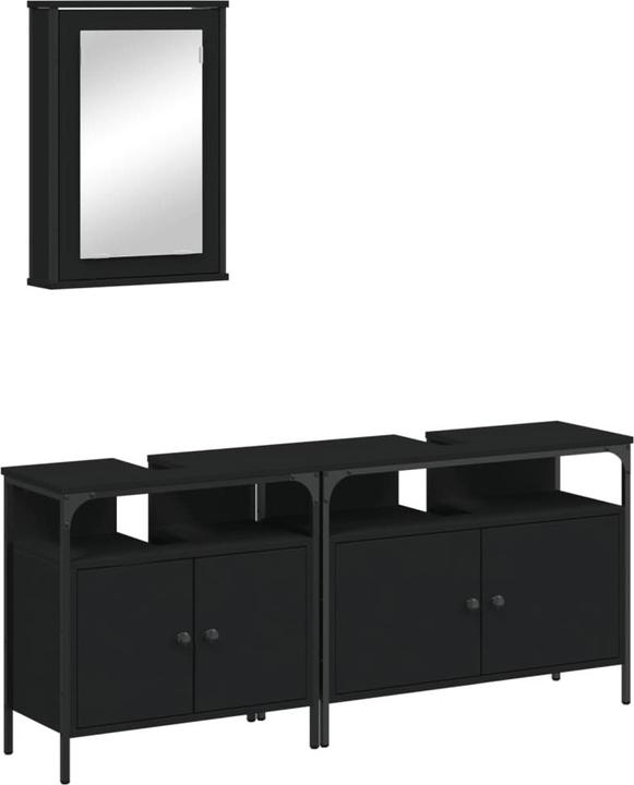 Produktbild vidaXL 3-tlg. Badmöbel-Set