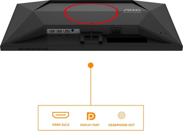 Actual product image AOC 24G4HRE (1920 x 1080 pixels, 23.80")