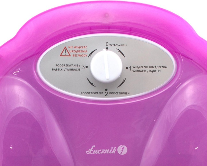 Actual product image Łucznik B-8063 Massager Foot Purple