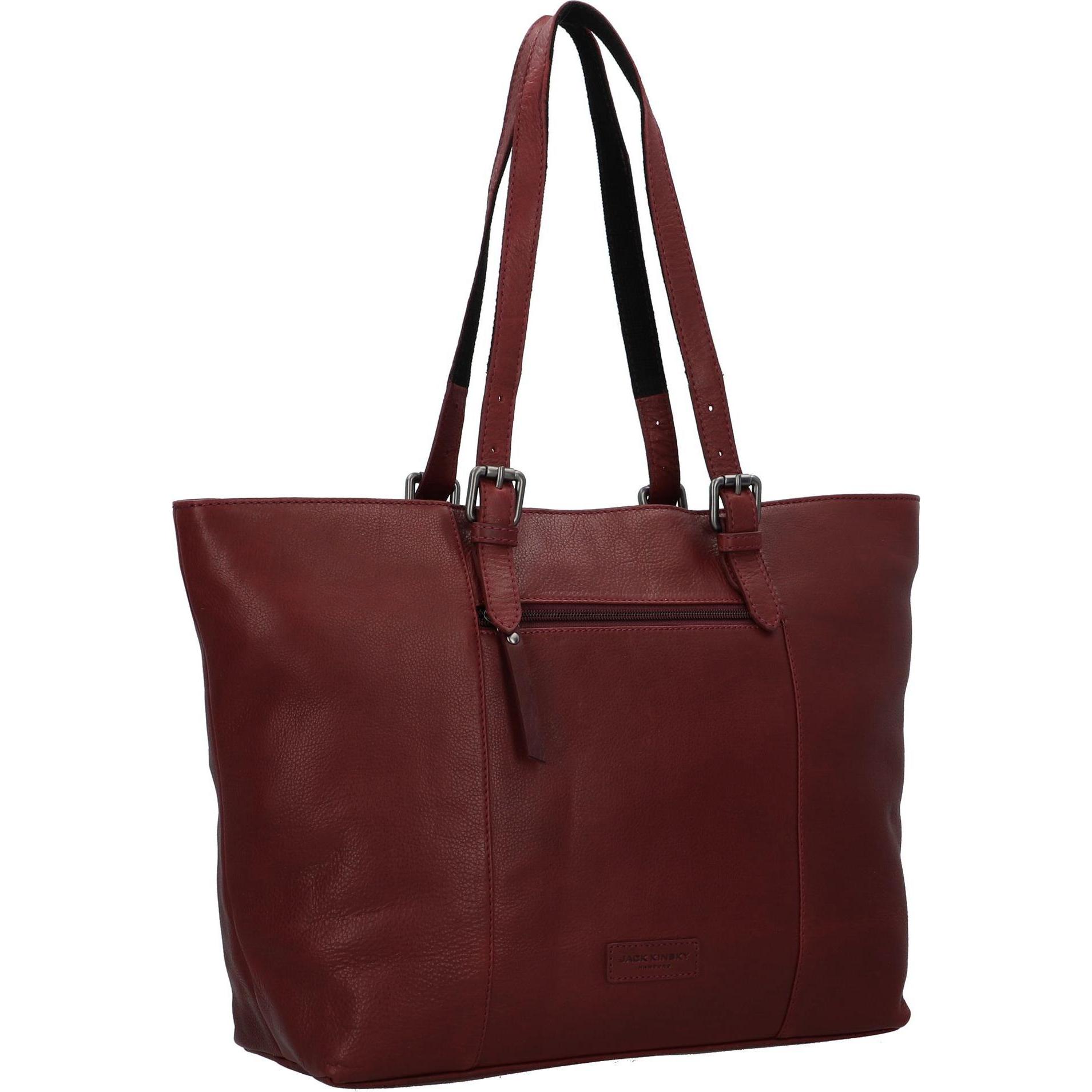 Thumbnail - Jack kinsky, Handtasche, Schultertasche Leder 34 cm, Rot