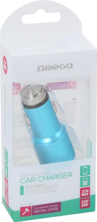 Image du produit Omega OUCC2MBL chargeur d'appareil mobile Bleu