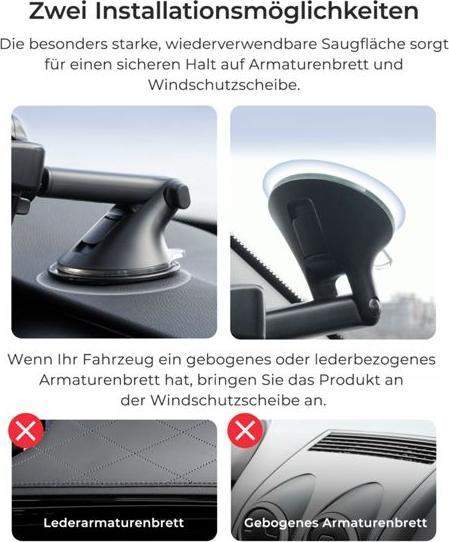 Actual product image iOttie Easy One Touch 6 Universal Autohalterung Schwarz