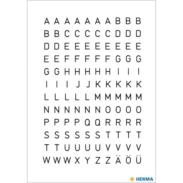 Actual product image HERMA Letter labels