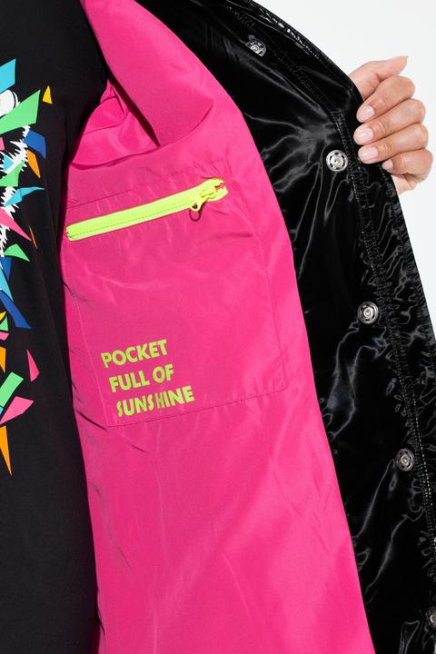 Actual product image Angel of Style Steppmantel, Straight Fit, Neon-Details, Rückenprint