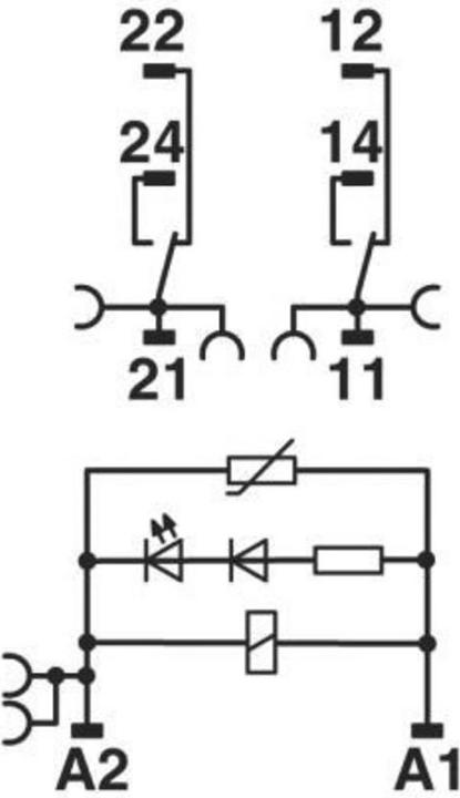 Actual product image Phoenix Contact Relaismodul RIF-1-RPT-LV-230AC/2X21MS