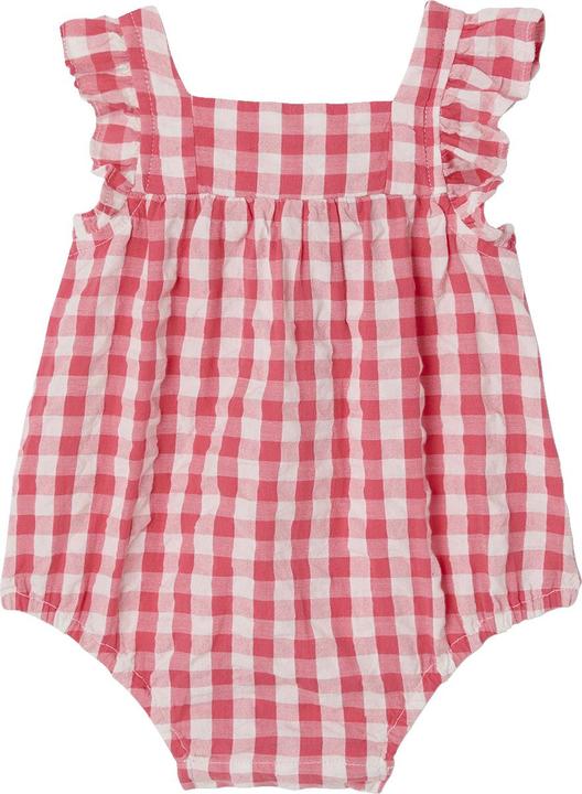 Actual product image Vertbaudet Ärmelloser Baby Kurzoverall mit Vichykaro (62)