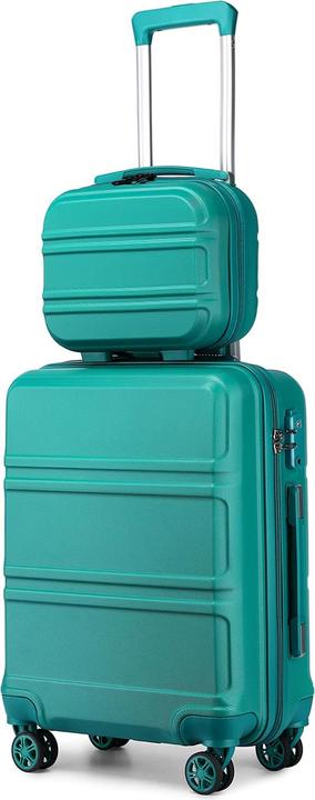Produktbild Kono 2er Kofferset ABS Hartschalen Tuerkis (38 l)