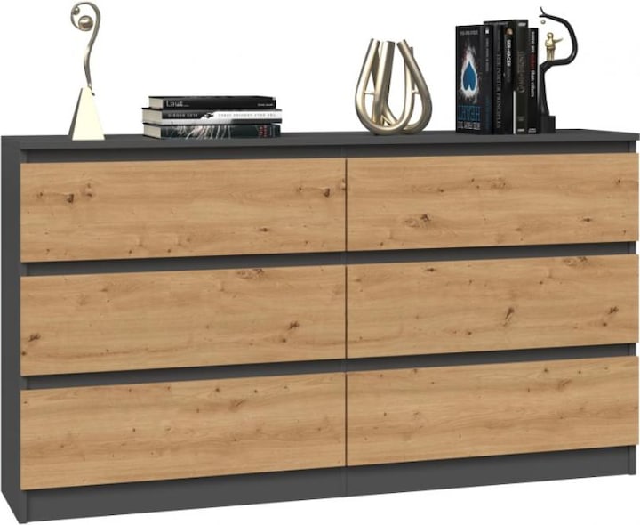 Topeshop M6 140 ANT/ART KPL (138 x 40 x 77 cm)