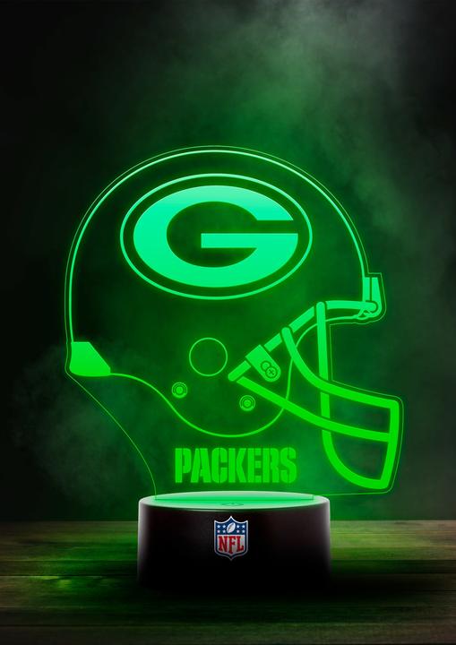 Actual product image Great Branding Green Bay Packers LED light "HELM"
