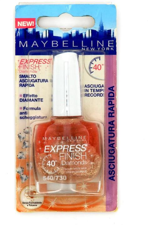 Actual product image Maybelline New York Maybelline Express Finish 40 Seconds Diamonds Nail Polish Number 540730 - 10 Ml